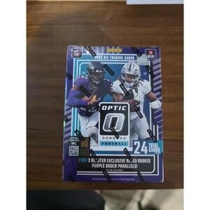 2025 Panini Donruss Optic Football Factory Sealed 6 Pack Blaster Box 24 Cards